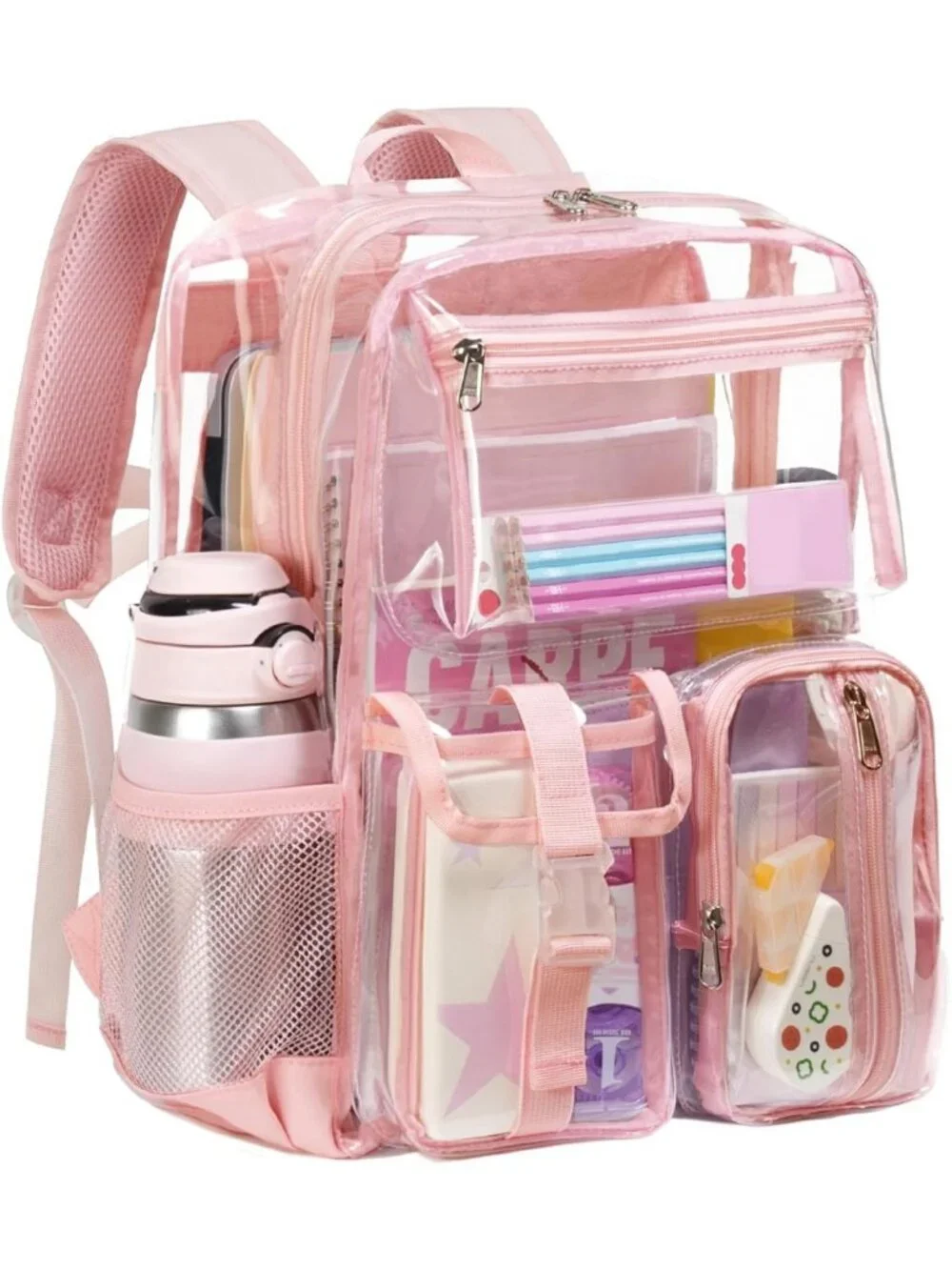 Clear Heavy Duty Backpack for School | 16